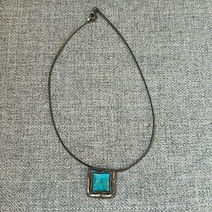Silpada sterling silver turquoise necklace